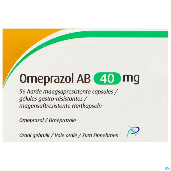 Omeprazol ab 40mg gastroresist. caps  56 blister