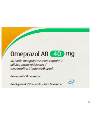 Omeprazol ab 40mg gastroresist. caps  56 blister