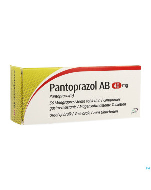 Pantoprazol ab  40mg comp gastro resist.  56