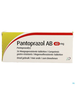 Pantoprazol ab  40mg comp gastro resist.  56