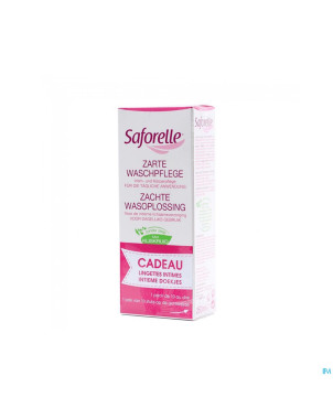 Saforelle soin lavant doux 250ml + ling. intim. 10