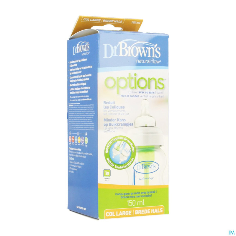 Dr brown biberon 1x150ml pp    escos