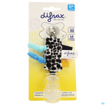 Difrax attache sucette pluche