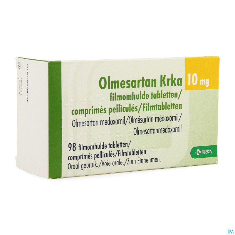 Olmesartan krka 10mg comp pell  98 x 10mg