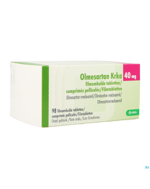 Olmesartan krka 40mg comp pell  98 x 40mg