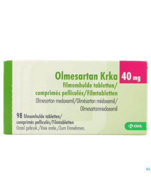 Olmesartan krka 40mg comp pell  98 x 40mg