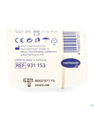 Idealast hartm s/agrafes blanc   6cmx5m  1 9311535