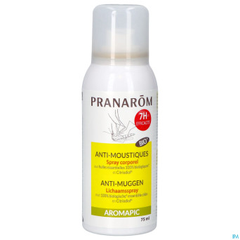 Pranarom aromapic aerosol spray corps 75ml