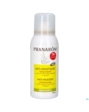 Pranarom aromapic aerosol spray corps 75ml