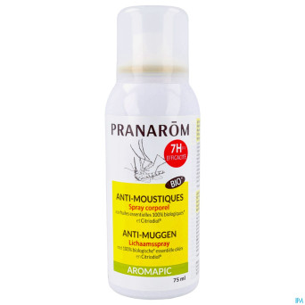 Pranarom aromapic aerosol spray corps 75ml