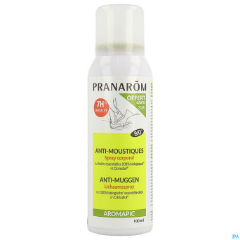 Pranarom aromapic aerosol spray corps 75ml