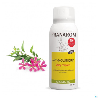 Pranarom aromapic aerosol spray corps 75ml