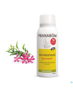 Pranarom aromapic aerosol spray corps 75ml