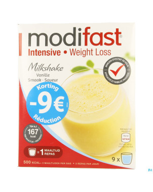 Modifast intensive milkshake vanille promo