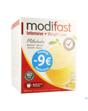 Modifast intensivemilkshake banane promo