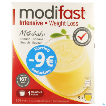Modifast intensivemilkshake banane promo