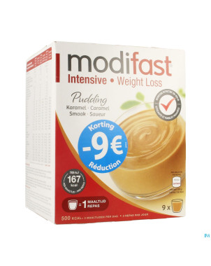 Modifast intensive pudding caramel promo