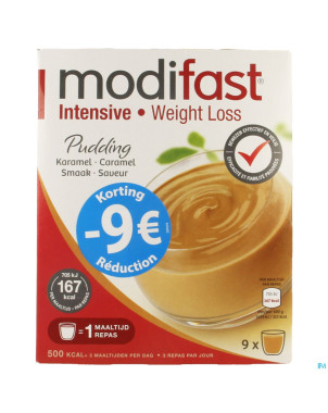 Modifast intensive pudding caramel promo