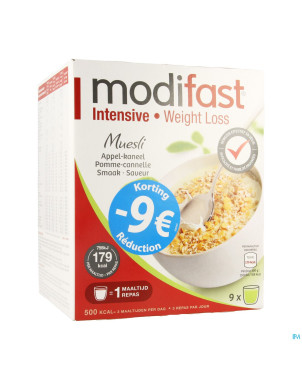Modifast intensive muesli pomme-cannelle promo