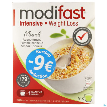 Modifast intensive muesli pomme-cannelle promo
