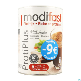 Modifast protiplus milkshake chocolat promo