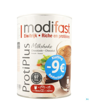 Modifast protiplus milkshake chocolat promo