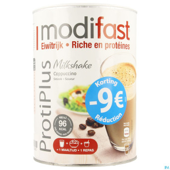 Modifast protiplus milkshake cappuccino promo