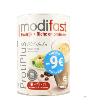 Modifast protiplus milkshake cappuccino promo