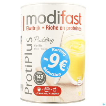Modifast protiplus pudding vanille promo