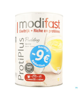 Modifast protiplus pudding vanille promo