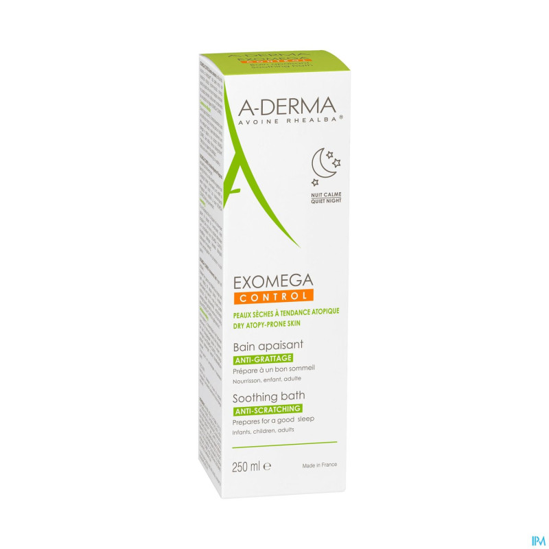 Aderma exomega control bain apaisant    fl 250ml