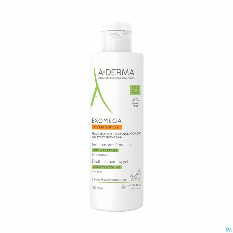 Aderma exomega control gel moussant emollient500ml