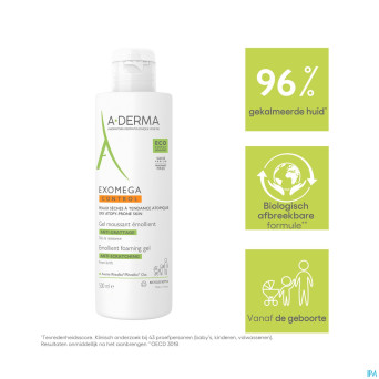 Aderma exomega control gel moussant emollient500ml