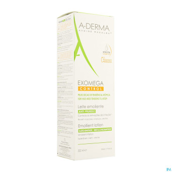 Aderma exomega control lait emollient   tube 200ml