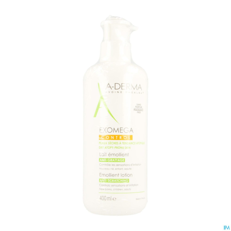 Aderma exomega control lait emollient    fl 400ml