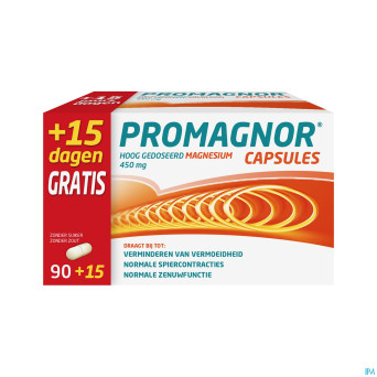 Promagnor 450mg caps 90 + 15 gratuit