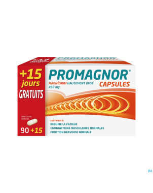 Promagnor 450mg caps 90 + 15 gratuit