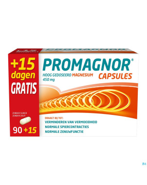 Promagnor 450mg caps 90 + 15 gratuit