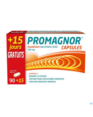 Promagnor 450mg caps 90 + 15 gratuit