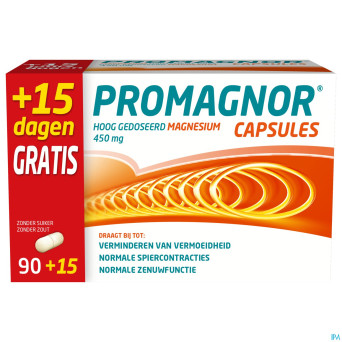 Promagnor 450mg caps 90 + 15 gratuit