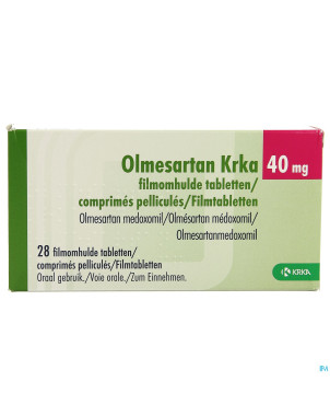 Olmesartan krka 40mg comp pell  28 x 40mg
