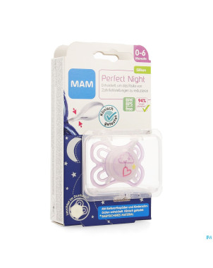 Mam sucette perfect night 0-6m fille
