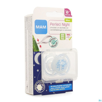 Mam sucette perfect night +16m fils