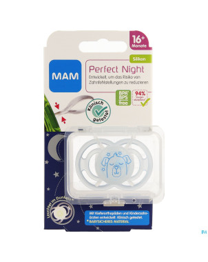 Mam sucette perfect night +16m fils
