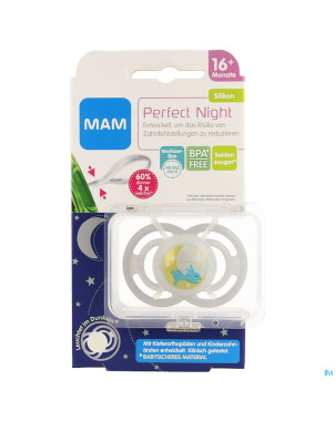 Mam sucette perfect night +16m unisexe