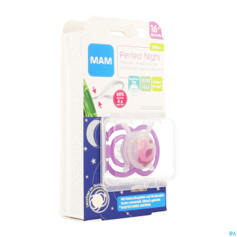 Mam sucette perfect night +16m fille