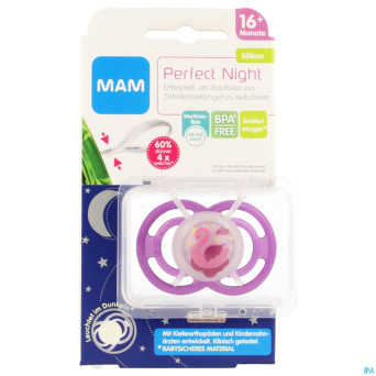 Mam sucette perfect night +16m fille