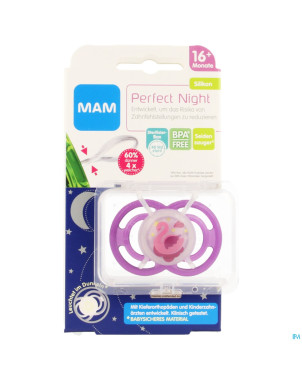 Mam sucette perfect night +16m fille