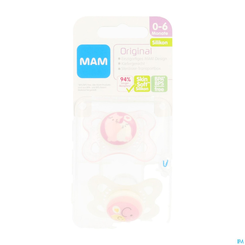 Mam sucette original 0-6m fille