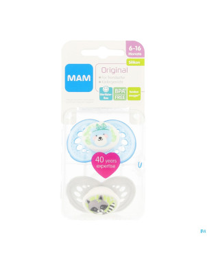 Mam sucette original +6m fils